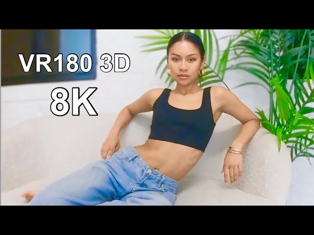 VR Fashion & Model Photography - Casual Fashion Photoshoot (Kanokwan) VR180-3D 8K (LookBook)