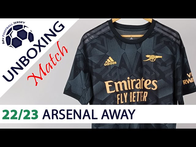 Arsenal Away Jersey 22/23 (SPtkit) Player Version Unboxing Review