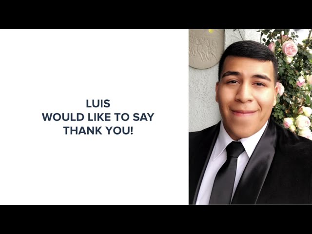 Meet Luis | Penske Outstanding Student Award