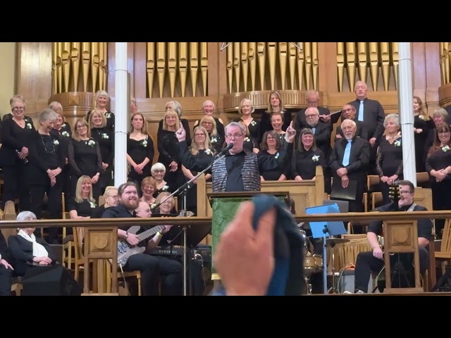 Six Choirs”Massed Choirs” singing “Gospel Medley”