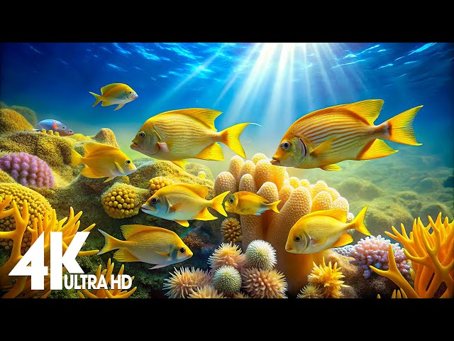 The Best 4K Aquarium - Dive Into The Mesmerizing Underwater Realm, Sea Jellyfish, Coral Reefs#1