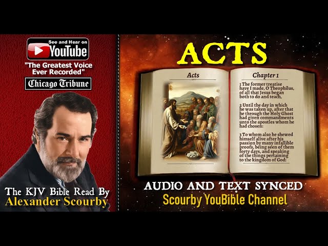 44 | Book of Acts | Read by Alexander Scourby | The Greatest Voice Ever Recorded