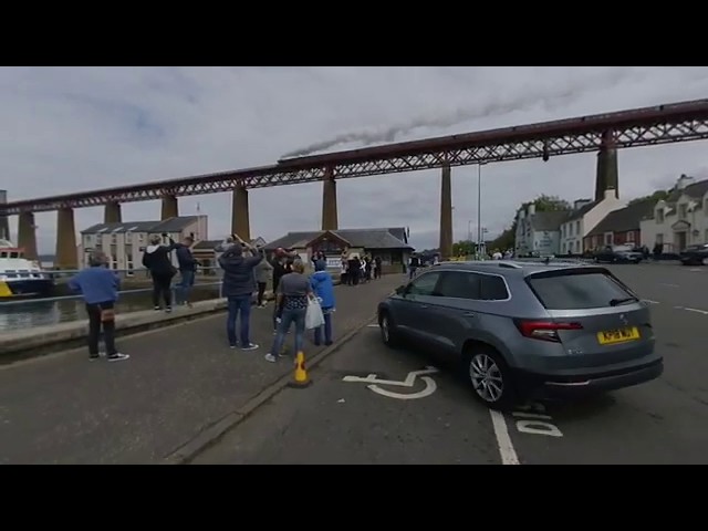 60103 Flying Scotsman crossing Forth Bridge on 19 05 19 at 1402