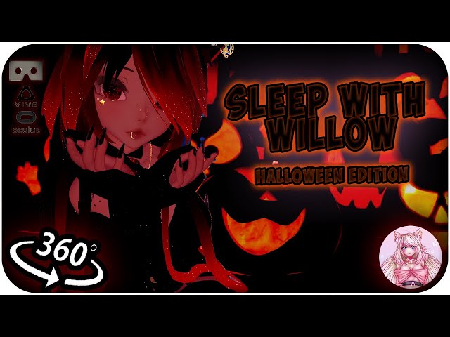 Sleep with Willow in her Halloween Apartment [8D ASMR] Little Elitty 360 VR