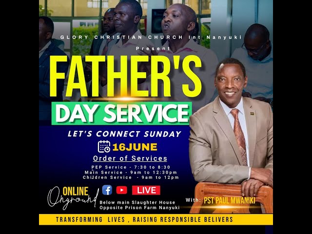 WELCOME TO OUR LET'S CONNECT SUNDAY || HAPPY FATHERS DAY