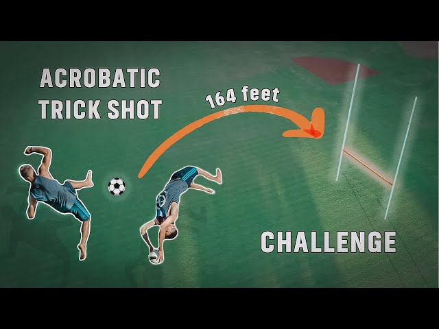 Acrobatic Trick Shot - Football Challenge | BACKFLIP vs FRONTFLIP