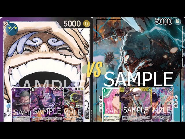 ⚫🟣BP Luffy VS 🟢🟡 GY Law | OP10 | Nexus Tabletoys Games