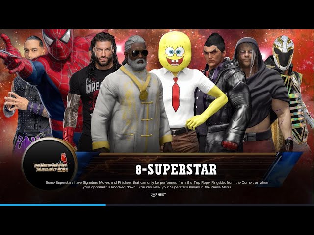 [WWE 2K24] Custom Matches | 8-Superstar Smash Up | Iron Man 30 Min Full Match | #8