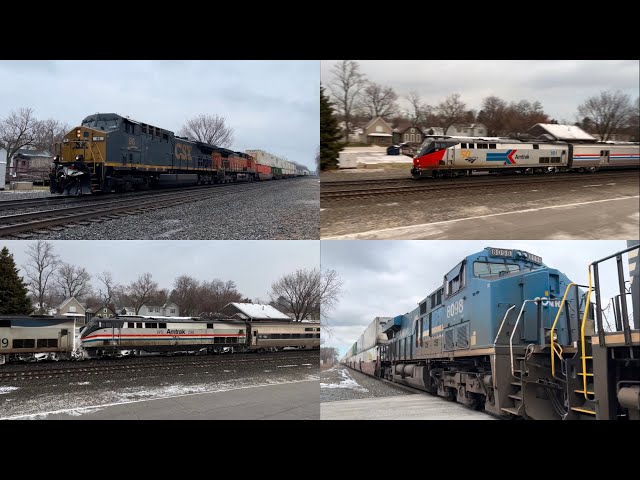 50+ Hours of Nonstop Train Action! - Railfanning Chesterton, IN (3/12-14/23)