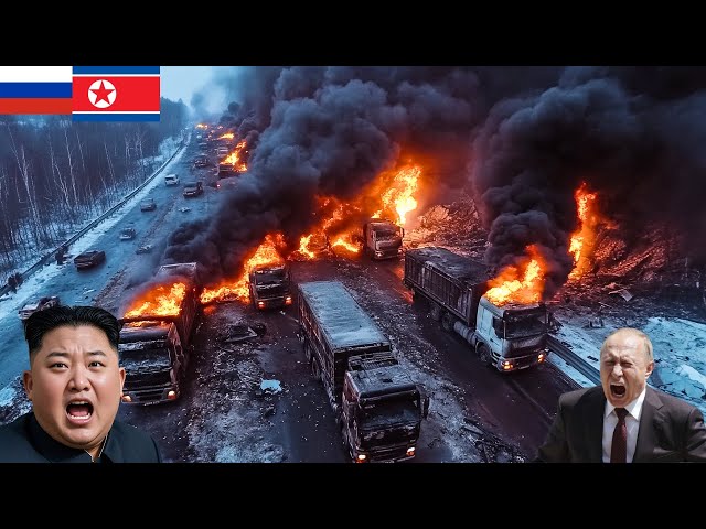 2 Minutes ago! US and Ukrainian leopard tanks ambush 6000 North Korean Troops In KURSK.