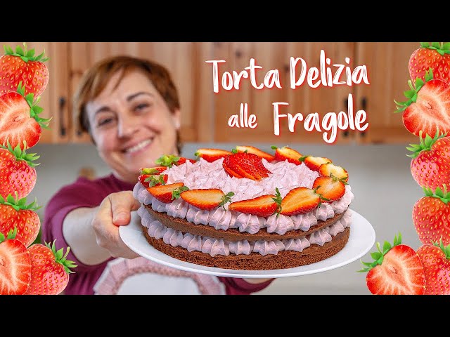 STRAWBERRIES SWEET CAKE - Easy recipe home made by Benedetta