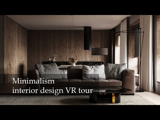 Minimalism interior design project VR