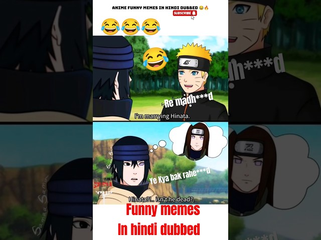 NARUTO SASUKE FUNNY MOMENT 🤣#funny #naruto #anime #memes IN HINDI #shorts #fyp #fy #narutomemes