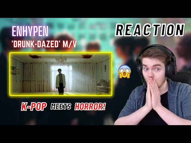 My FIRST time listening to ENHYPEN! - 'Drunk-Dazed' M/V | REACTION