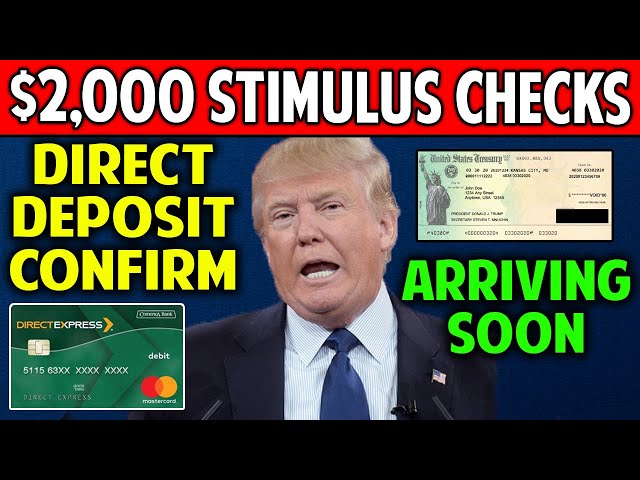 $2,000 Stimulus Check Coming Soon? – Direct Deposit Confirmed for All Low-Income Beneficiaries!