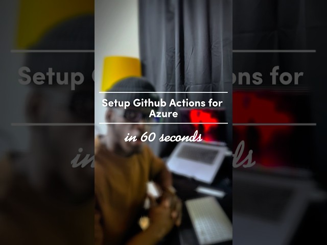 Auto-Deploy .NET Core App to Azure in 60s! (GitHub Actions)