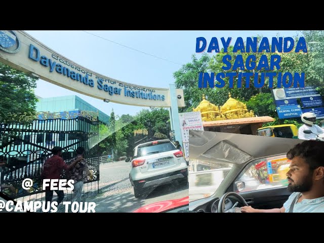 Dayananda sagar institution / fees / campus tour / telugu / part - 2