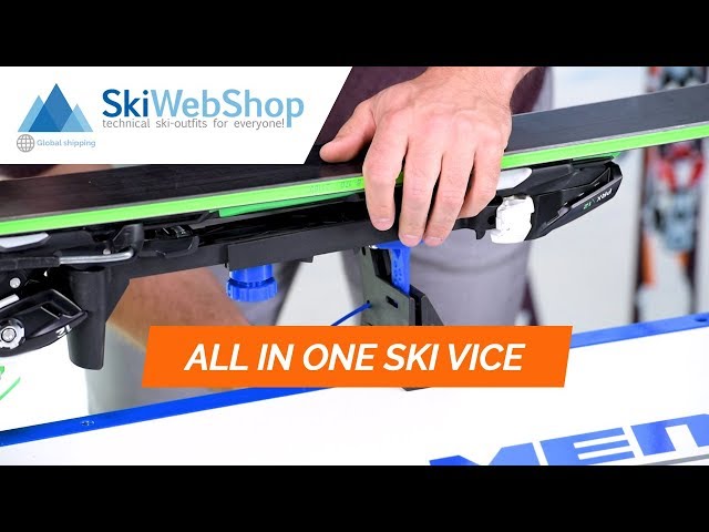 Are you going to wax your skis? Clamp them securely! | All-In-One Ski Vice