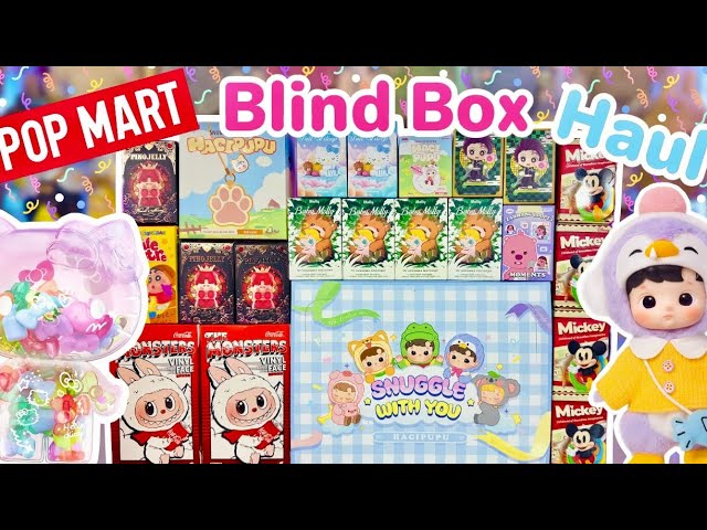 BIG POP MART BLIND BOX HAUL+UNBOXING!! *♡* PULLED A SECRET?!!