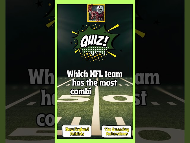 Can You Guess the NFL Team With the MOST Championships? (90% Fail This Trivia!)