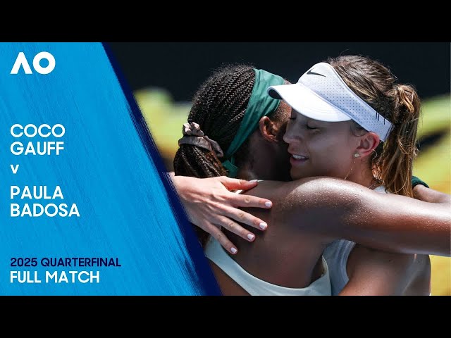 Coco Gauff v Paula Badosa Full Match | Australian Open 2025 Quarterfinal