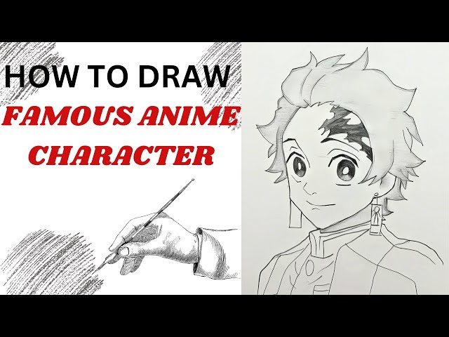 I drew a Famous Anime Character in just 20 minutes!! | Step by Step Tutorial for Beginners