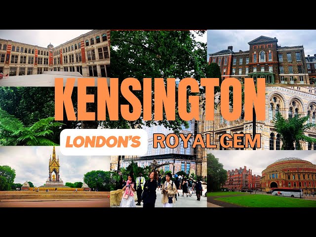 London walking Tour of Kensington | 4K HDR | Historic Sites & Serene Gardens | July 2024