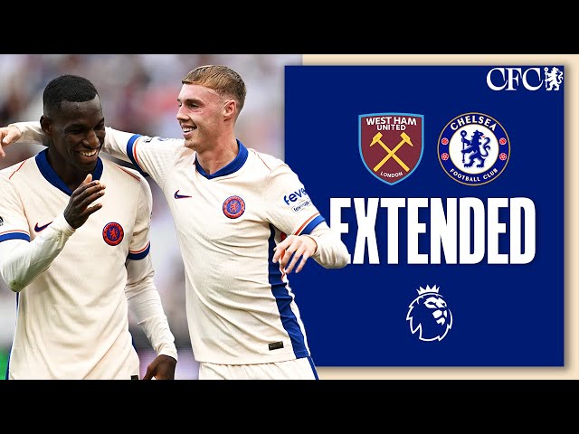 West Ham 0-3 Chelsea | JACKSON and PALMER stun Hammers! | HIGHLIGHTS - Extended | PL 24/25