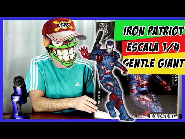 IRON MAN PATRIOT REVIEW ESPAÑOL 💥 Estatua escala 1/4 - Gentle Giant 💥 Hot toys y algo mas