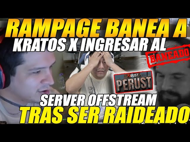 😲RAMPAGE BANEA a KRATOS del TEAM de SIDERAL x INGRESAR al SERVER OFFSTREAM😲tras ser RAIDEADO