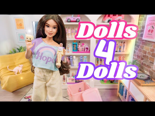 Dolls Who Collect Dolls | DIY Bookcase  | Mini BarbieLand Collection Display | New Codes