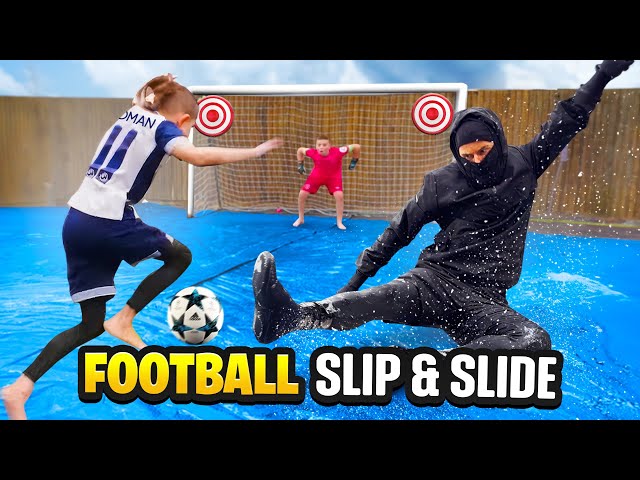 ULTIMATE SLIP AND SLIDE FOOTBALL BATTLE!