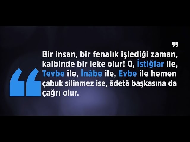 Çürüme, Tiranlar ve Paranoya | Bir Nefes -17- | M. Fethullah Gülen Hocaefendi