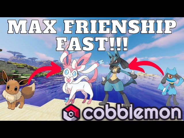 How To Increase Friendship FAST In Cobblemon: How To Evolve Pokemon By Friendship