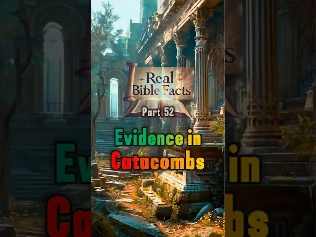 Real Bible Facts Part 52: The Early Christian Catacombs – Evidence of Persecution 🕊️ #biblia