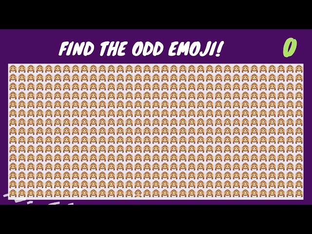 FIND THE ODD EMOJI #15 INSANE EDITION