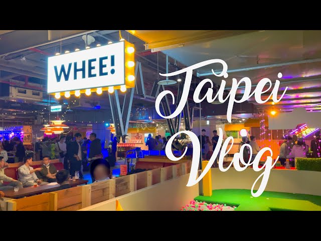 🇹🇼 Taiwan Vlog | What I do on Friday night after work ?| Mini Golf Bar | Halloween | Night Market