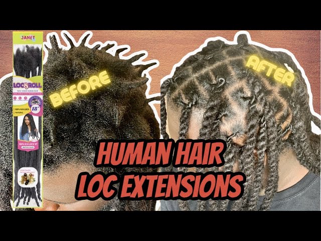 How To Install Loc Extensions | Virgin Human Hair | Janet Collection Loc & Roll | MissUniqueBeautii