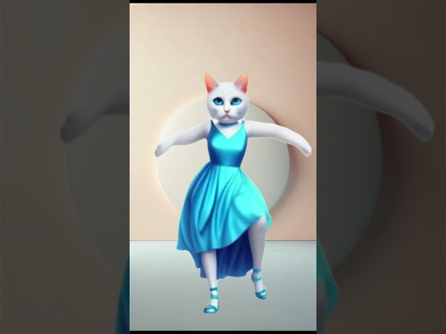 Elegant Cat Dancer - Cuteness Overload #Trending #FunnyCat #FashionShow #ViralVideo #CuteOutfits