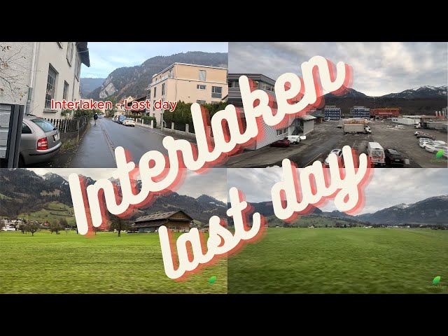 EuroTrip Series- Part 10-Epic Train Journey:Interlaken to Milan-Alpine Scenery & Breathtaking Views!