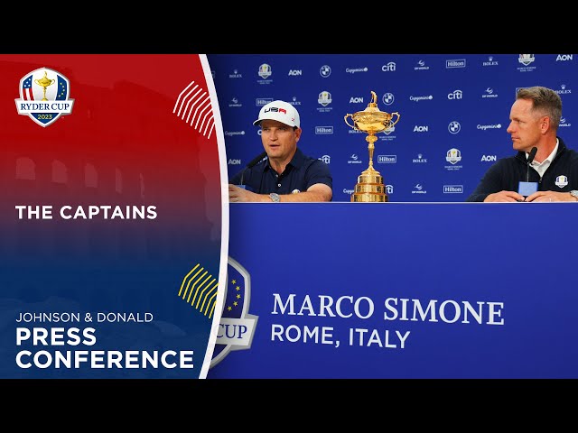 LIVE | Zach Johnson & Luke Donald Press Conference | 2023 Ryder Cup