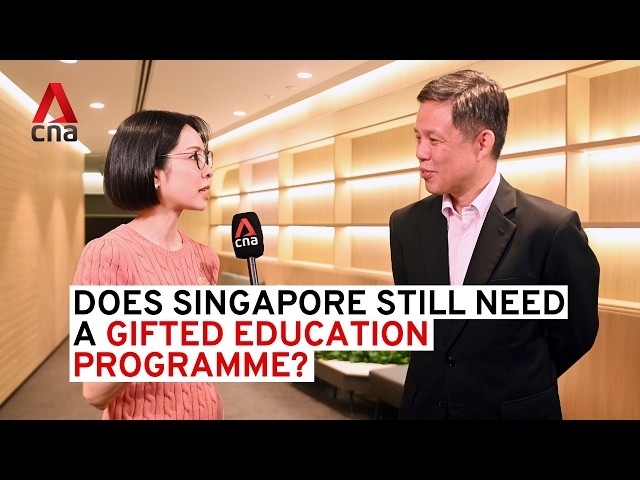 Chan Chun Sing on the changes to Singapore’s Gifted Education Programme