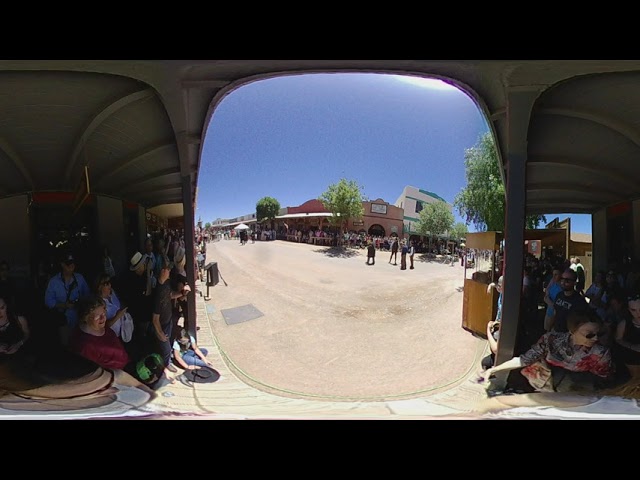 Gunfight at OK Corral 360 Video in actual Tombstone, AZ