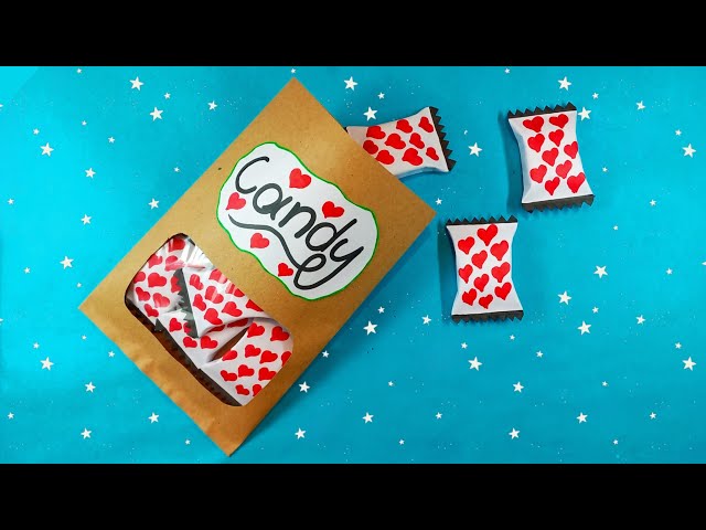 how to make a paper candy | diy cute gift ideas candy | make gift for best friend