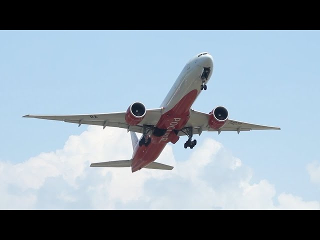 Rossiya Boeing 777 RA-73277 “Anadyr” takes off from Bandaranaike Airport CMB, Sri Lanka