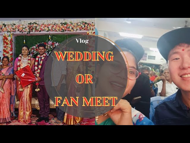 Actually that groom is very tall🦒| Wedding | Fan meet