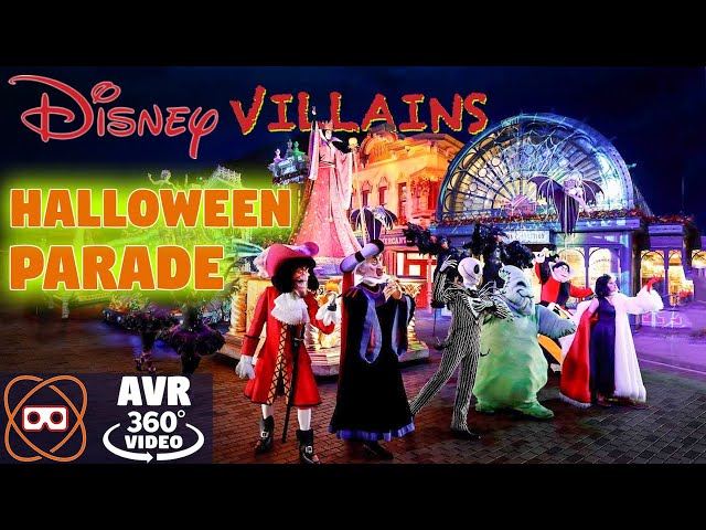 [5k 360] Hong Kong Disneyland Villains Halloween Parade 2018