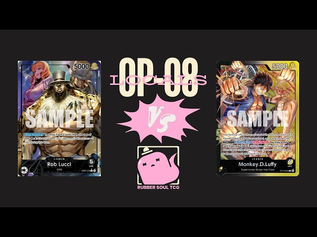 (OP08.5) OPTCG POV: Lucci vs BY Luffy! Galaxy Games Locals! Tourney!