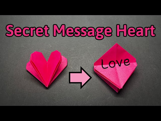 Easy Origami Heart Book!