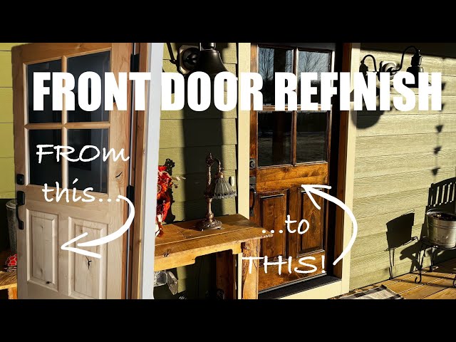 How to Refinish a Wooden Door | Tips & Tricks | Gilly Custom Workshop Series